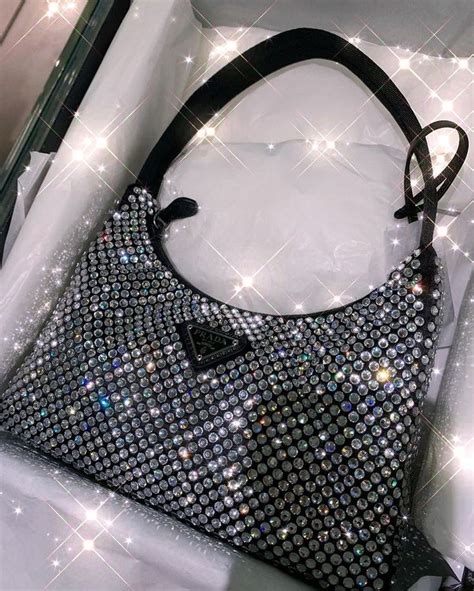 glitzer prada tasche|glitter prada bag.